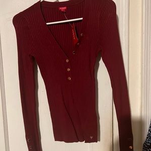 GUESS Jenna Snap Sweater